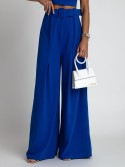 2-piece set, wide pants and cornflower blue blouse AZRHP3868